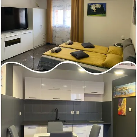 Studio Dama Blizina Amfiteatra I Bus Kolodvora ,Privatan Parking ,Self-Check- In Pula Exterior photo