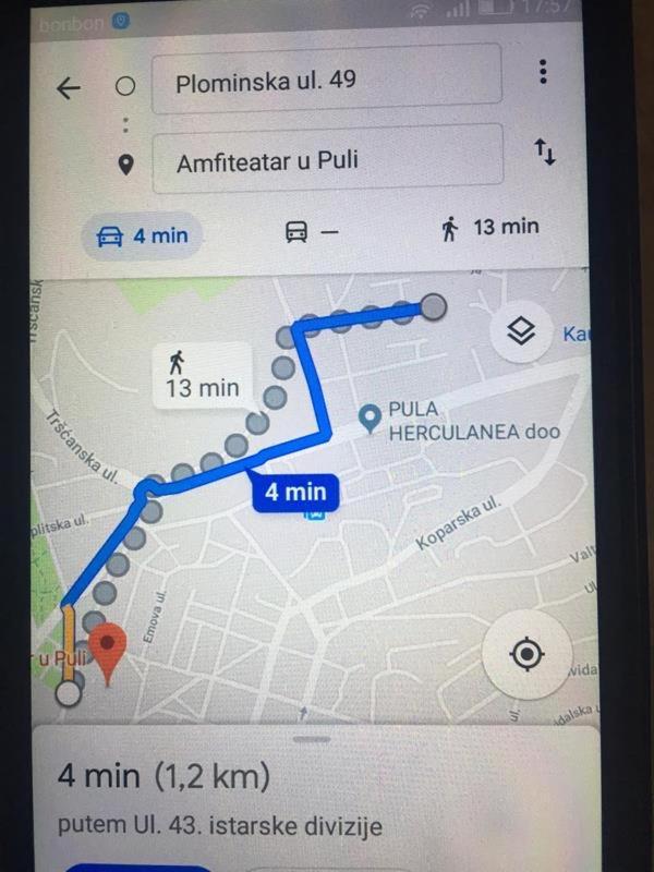 Apartment Dama Blizina Amfiteatra I Bus Kolodvora ,privatan Parking ,self-check- In Pula